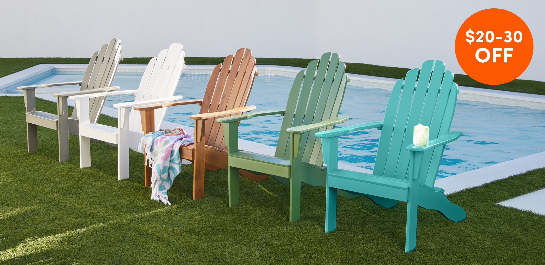 $20-30 OFF Adirondack Chairs