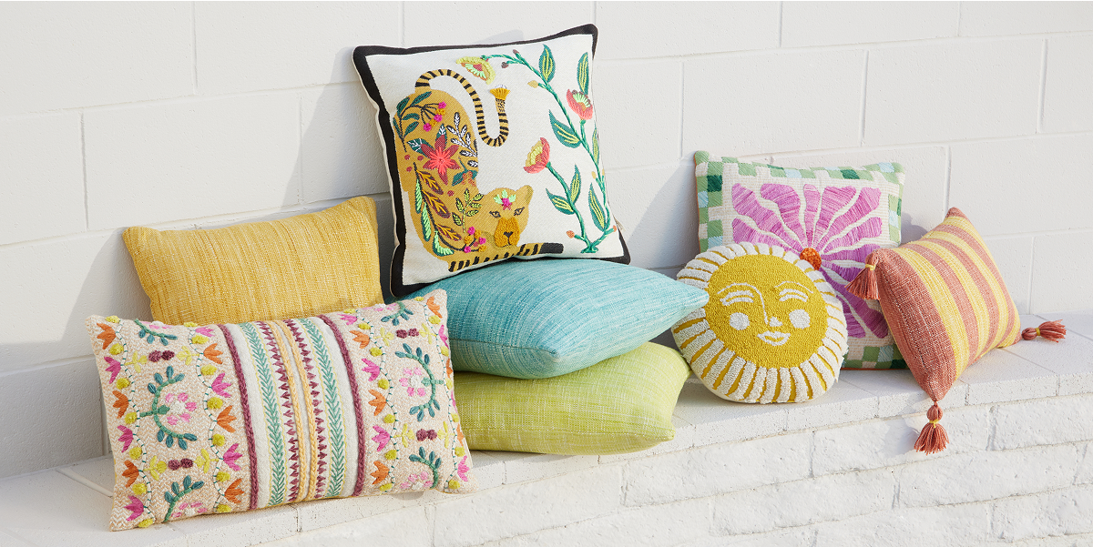Outdoor pillows