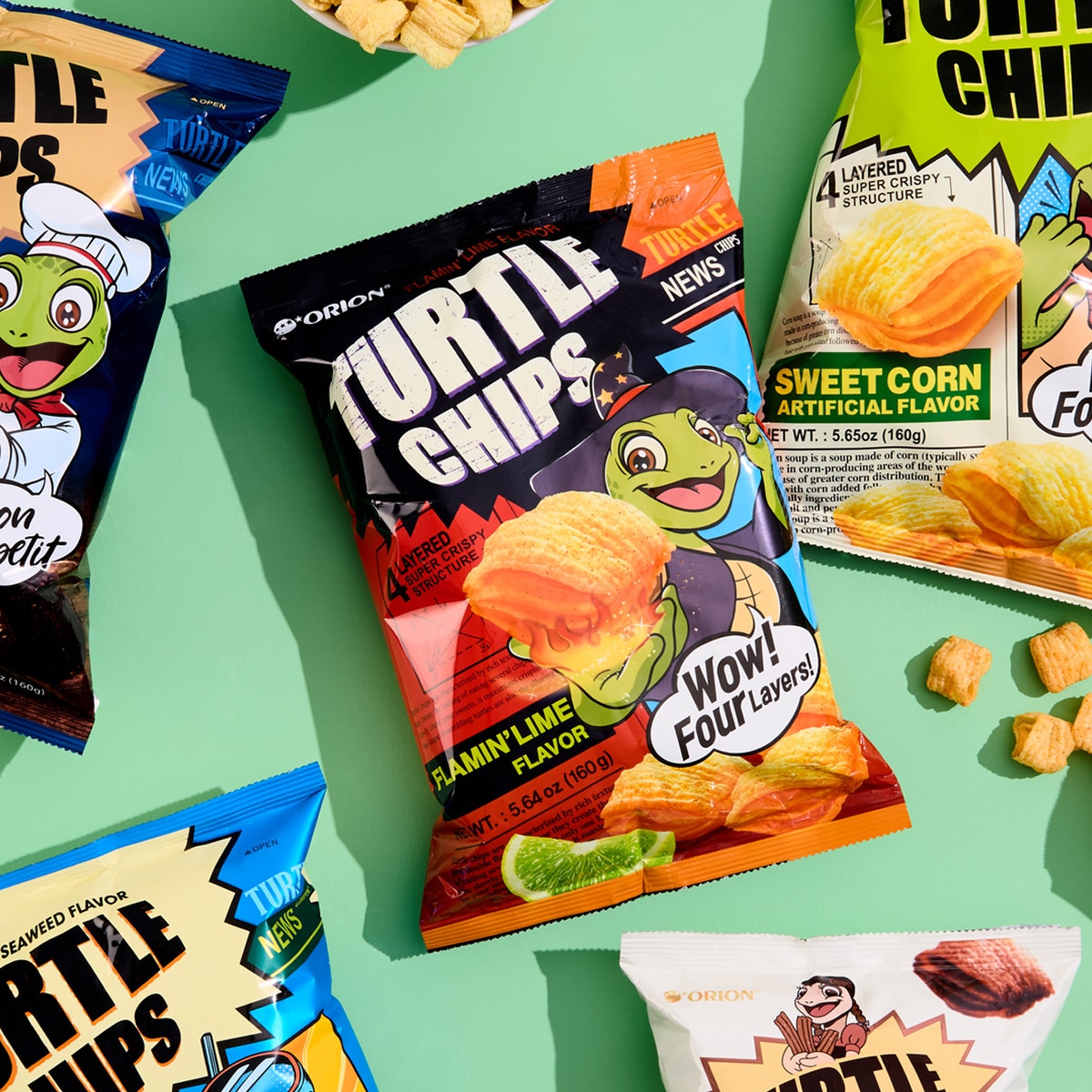 Shell, Yeah! Four Layers of Flavor Shop Turtle Chips
