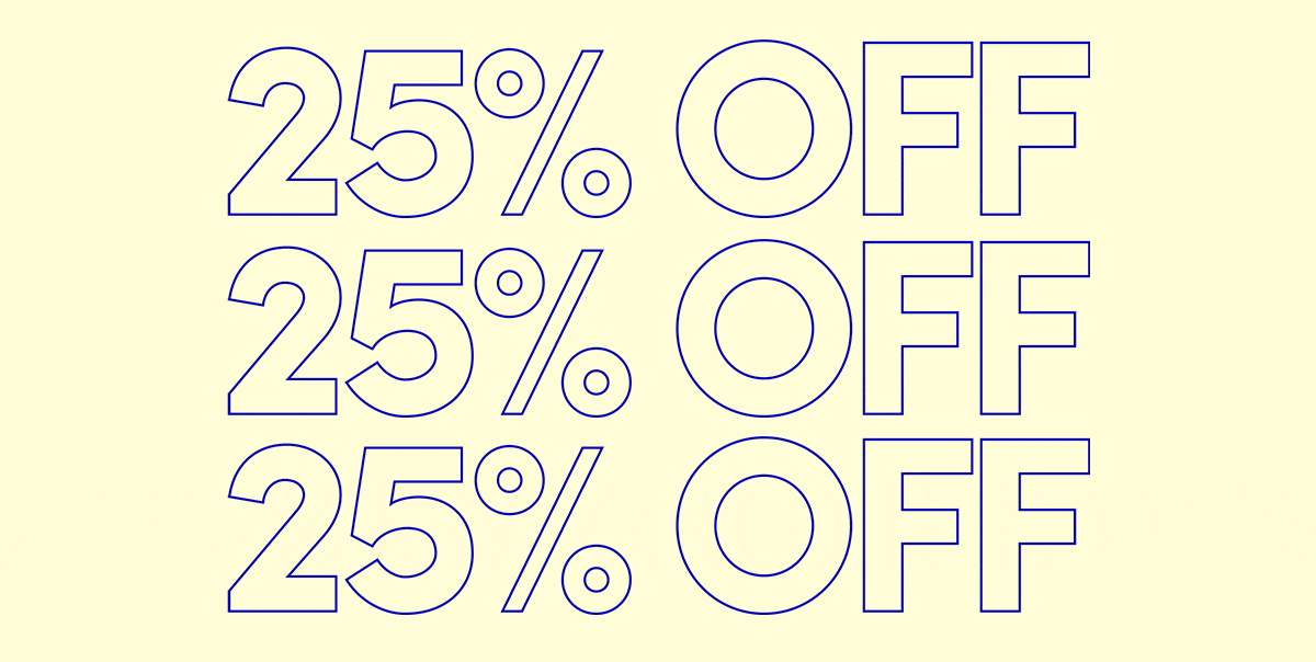25% OFF