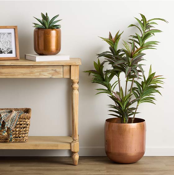 SHOP FAUX PLANTS & PLANTERS