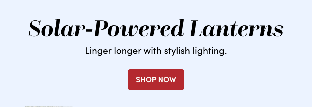  Solar-Powered Lanterns