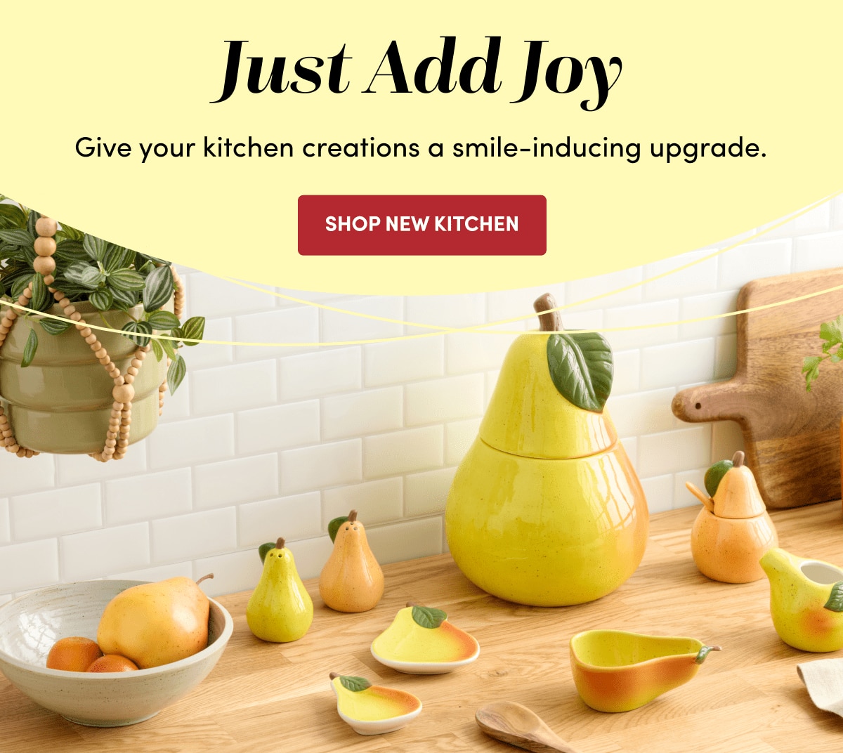 Just Add Joy | Shop New Kitchen