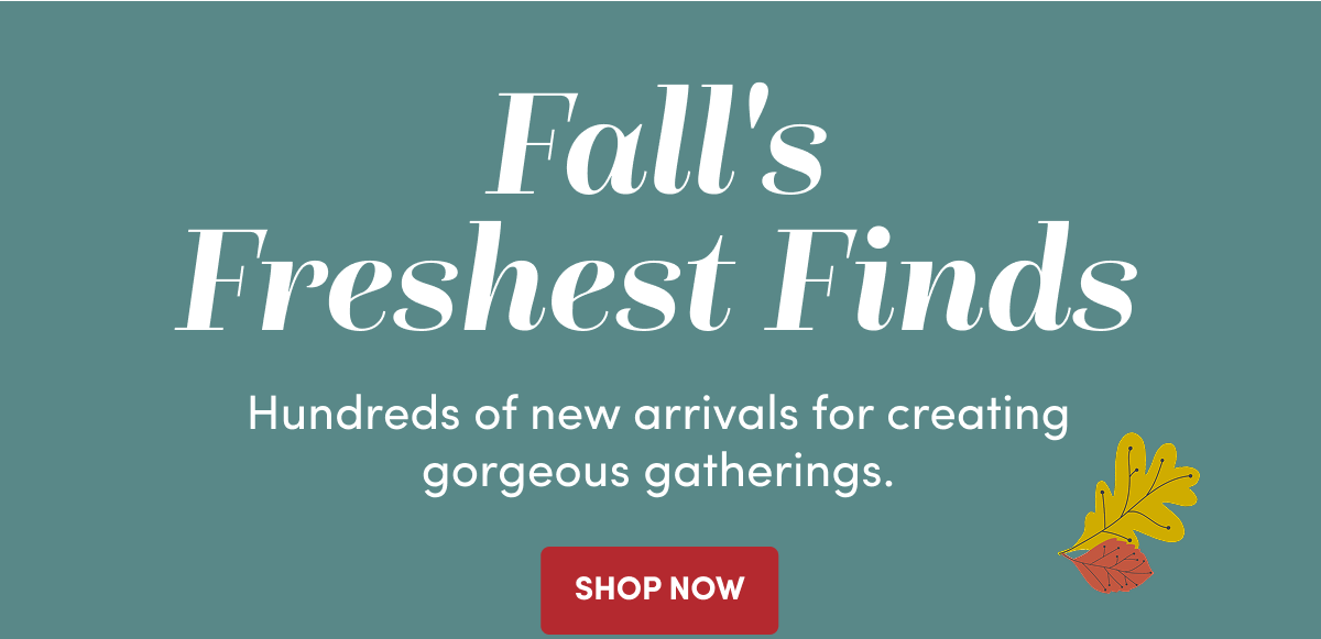 Fall's Freshest Finds
